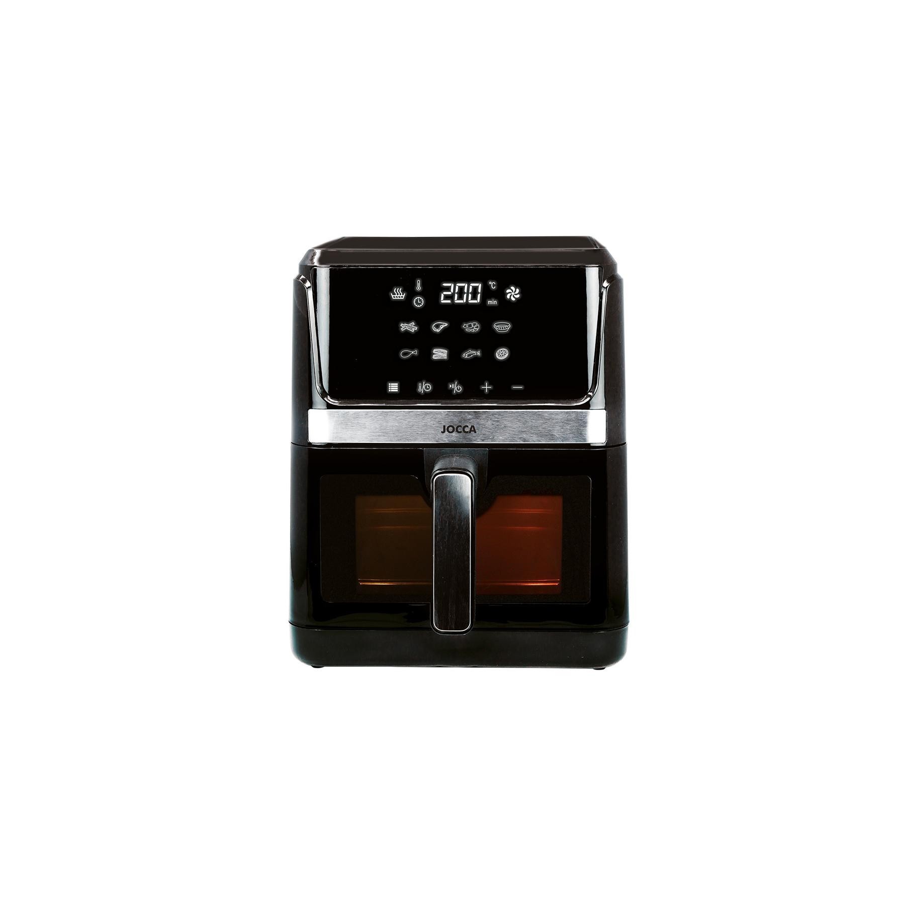 Freidora De Aire Sin Aceite Jocca Digital Con Ventana 7L -