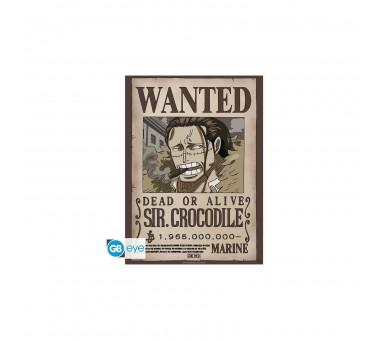 Poster Gb Eye One Piece Wanted Crocodile Wano
