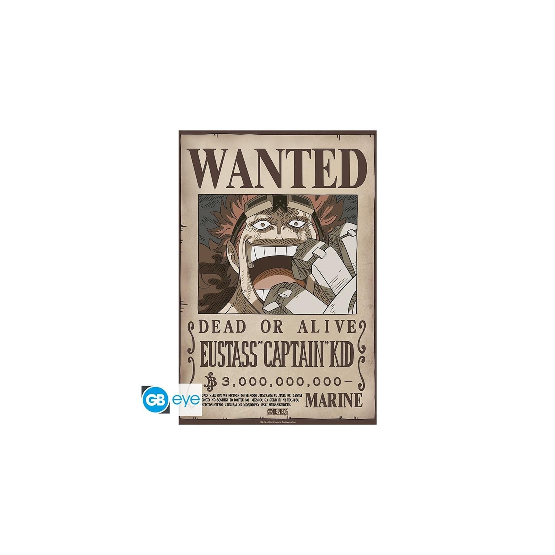Poster Gb Eye Chibi One Piece Wanted Kid Wano