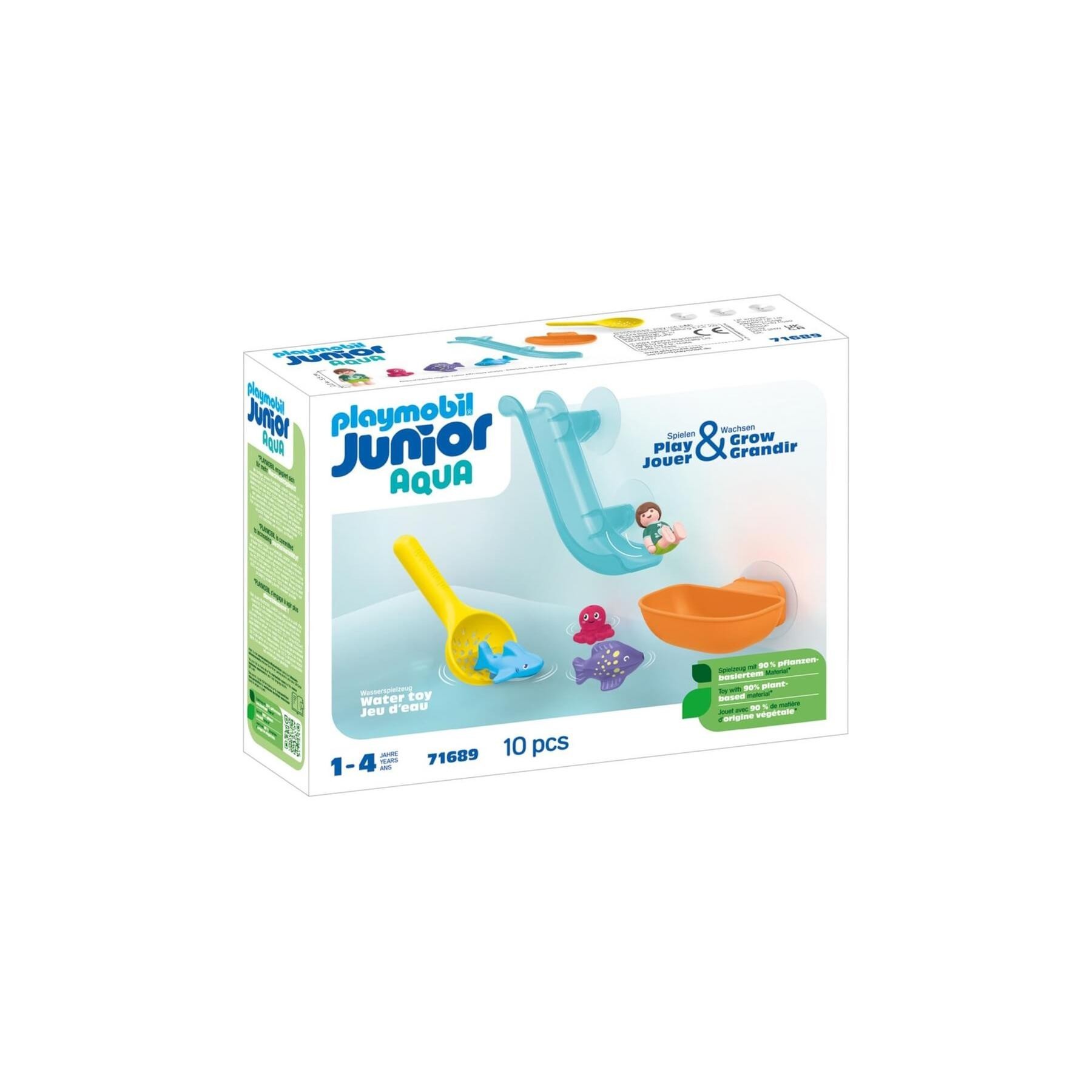 Playmobil Junior Diversion En La Pesca Con Animales Del Mar