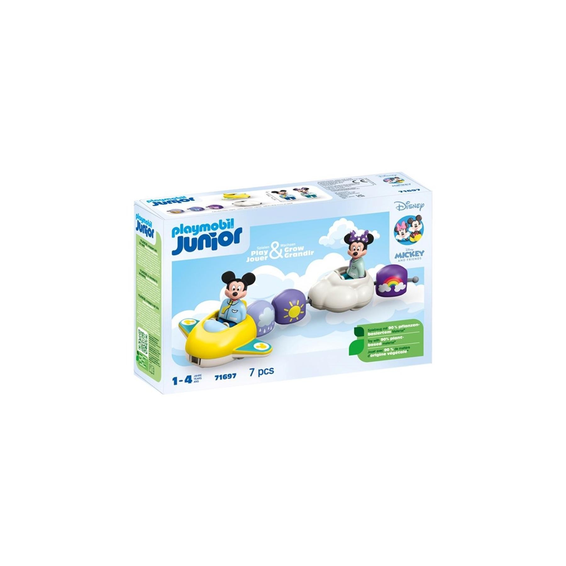 Playmobil Junior Disney: Mickey Y Minnie Tren Nube