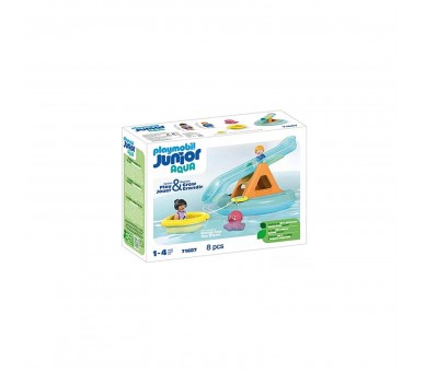 Playmobil Junior Aqua: Isla De Baño Con Tobogán
