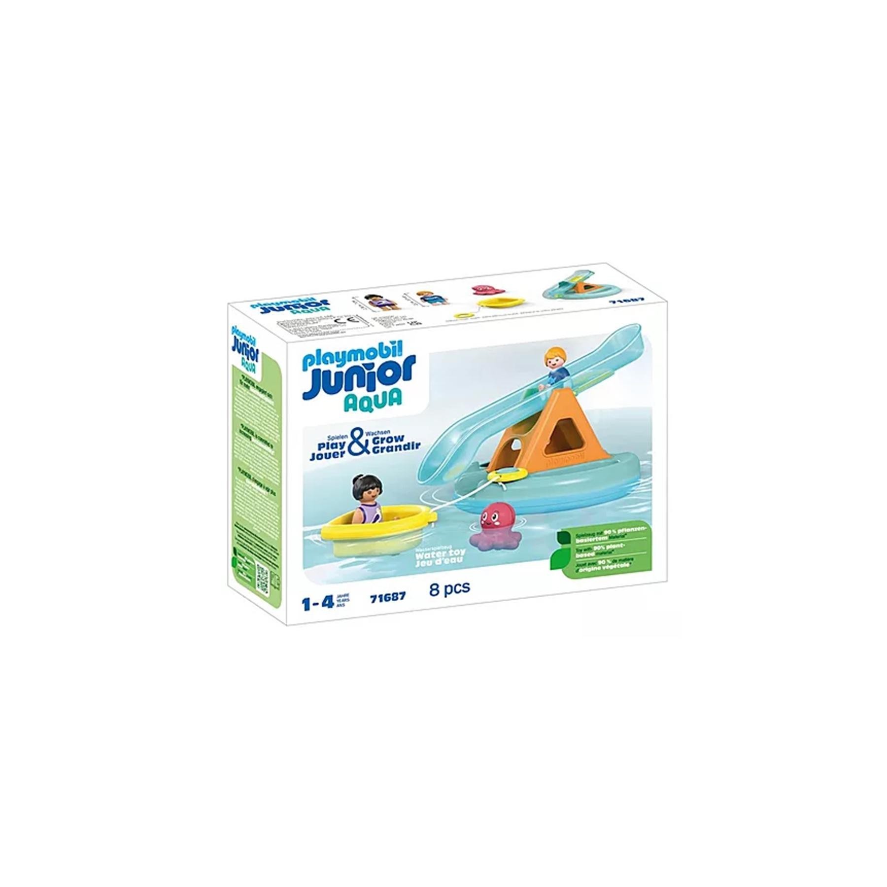 Playmobil Junior Aqua: Isla De Baño Con Tobogán