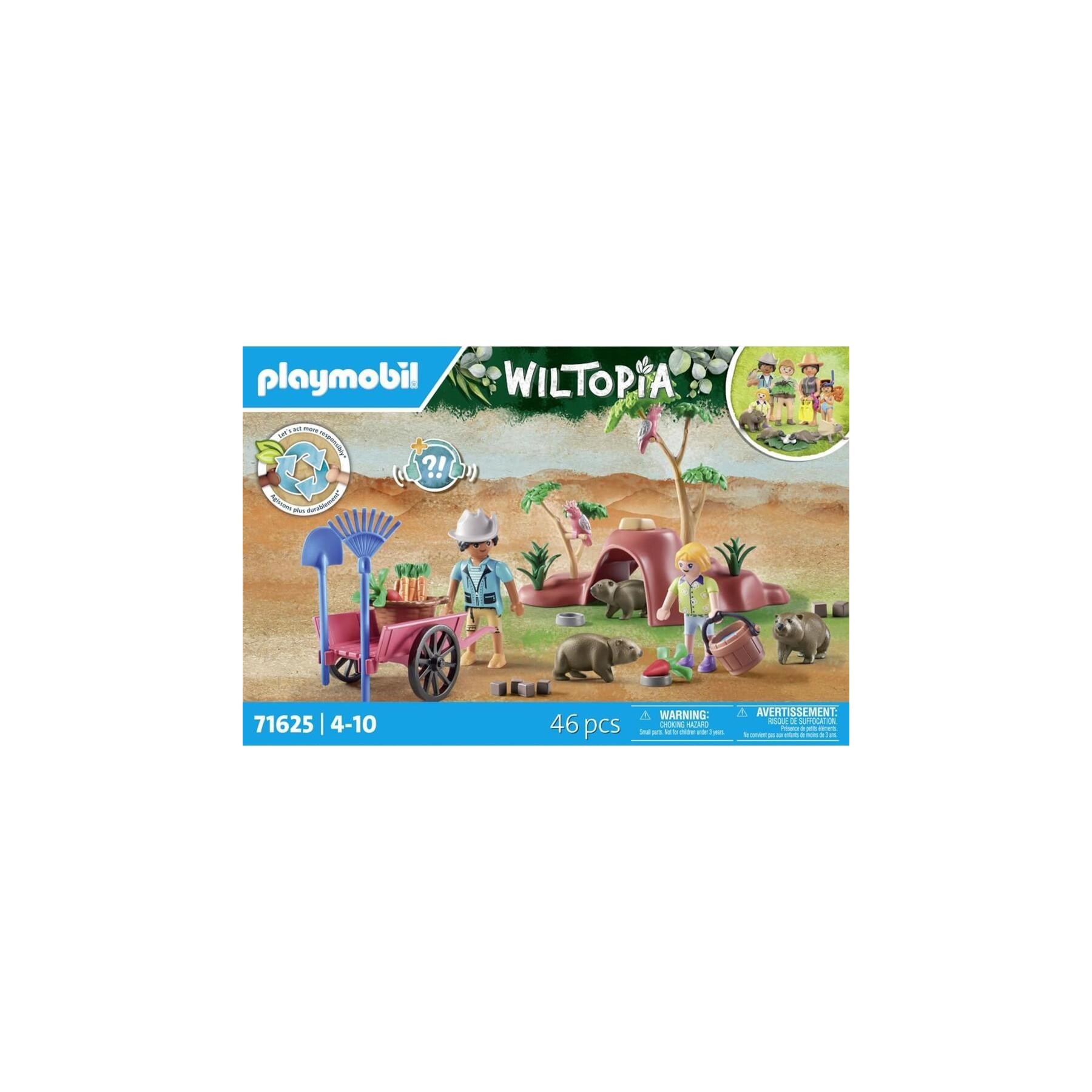 Playmobil Wiltopia -  Refugio Del Tejon Australiano