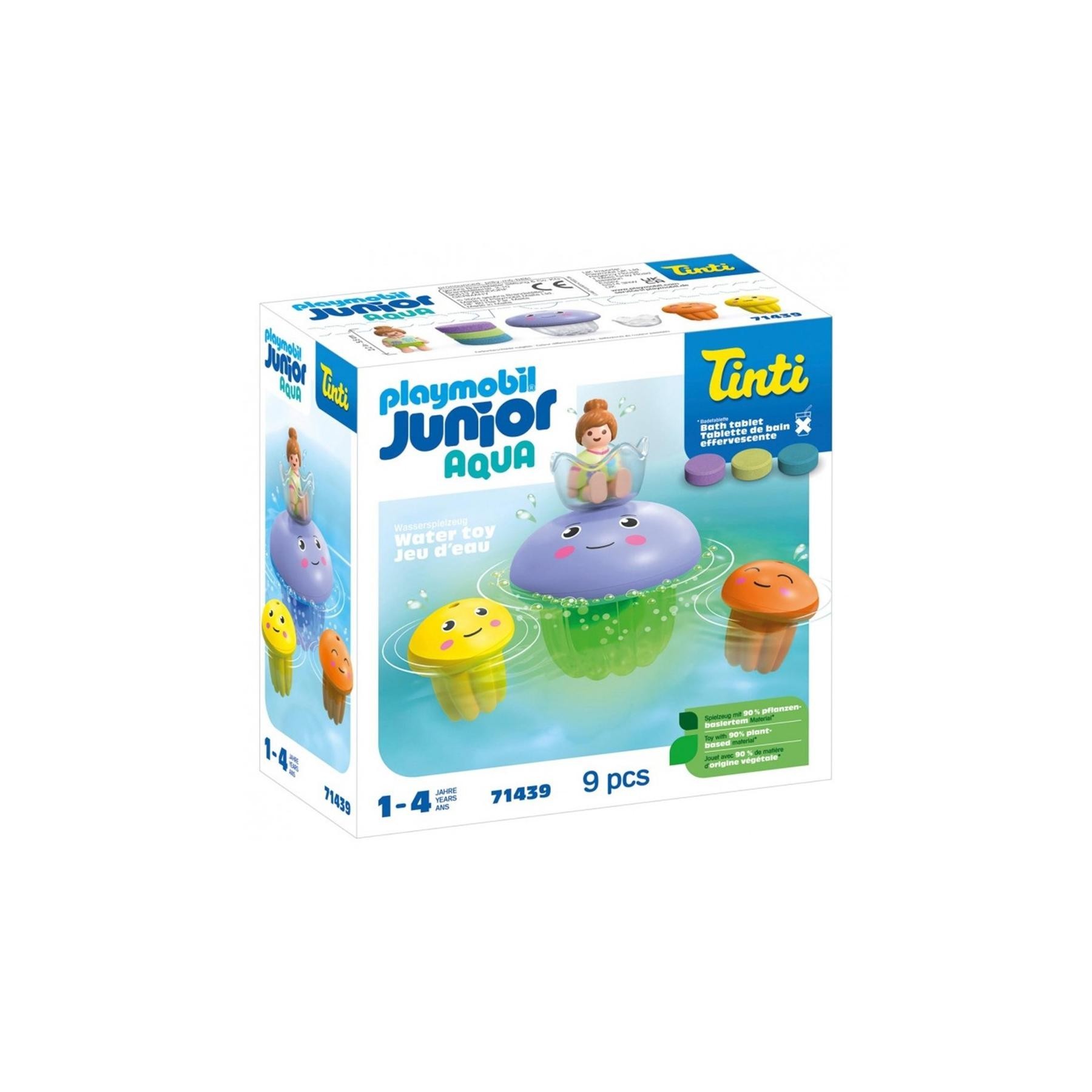 Playmobil Junior Tinti: Familia De Medusas De Colores