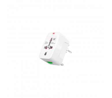Jc Nr9376 / Adaptador De Enchufe Para Viaje Universal / Us/E