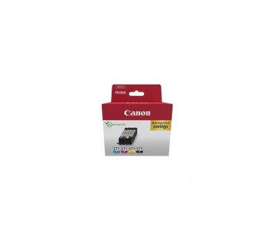 Cartucho Tinta Canon Cli - 571 Cian - Magenta - Amarillo - N