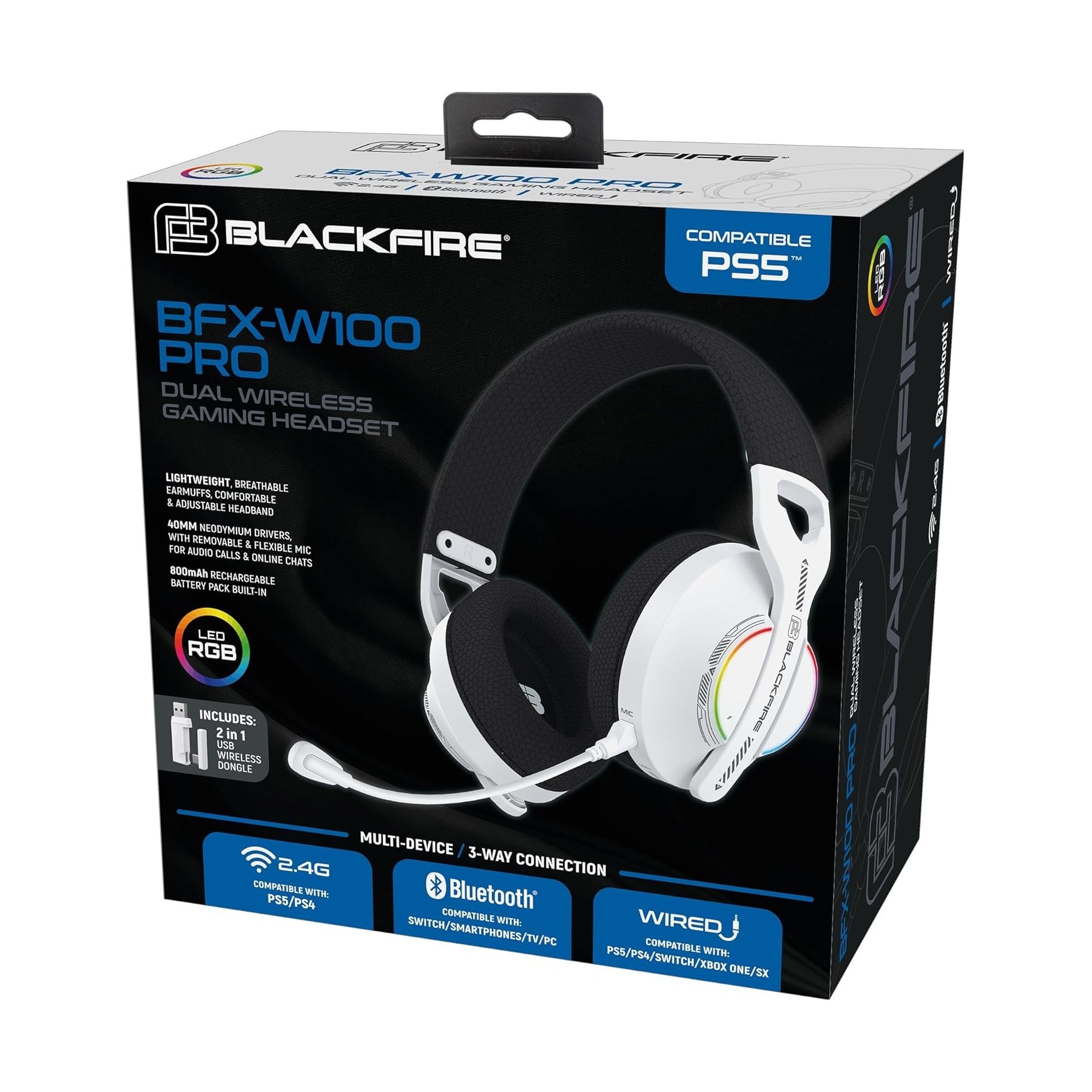 Dual Wireless Headset Blackfire BFX-W100 PRO