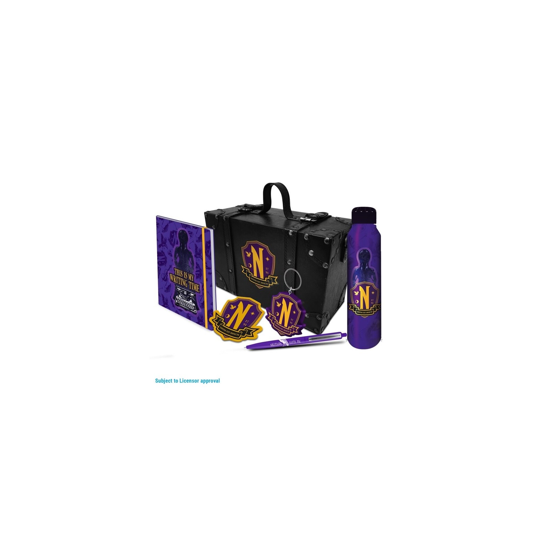 Set De Regalo Premium Baúl Academia Nevermore, Wednesday