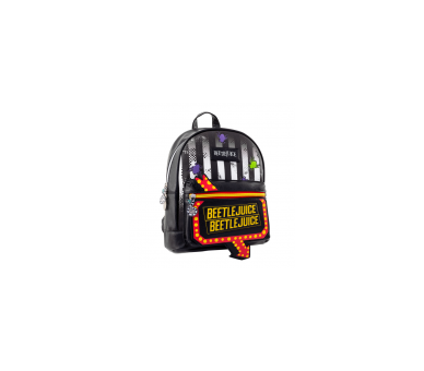 Mini Mochila Beetlejuice Señal De Neón