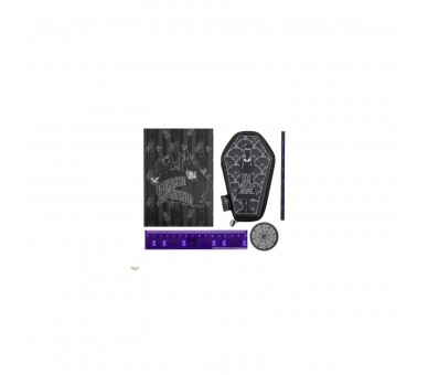 Juego De Papelería Wednesday 5 Piezas