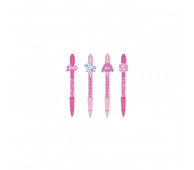 Pack X4 Bolígrafos Barbie