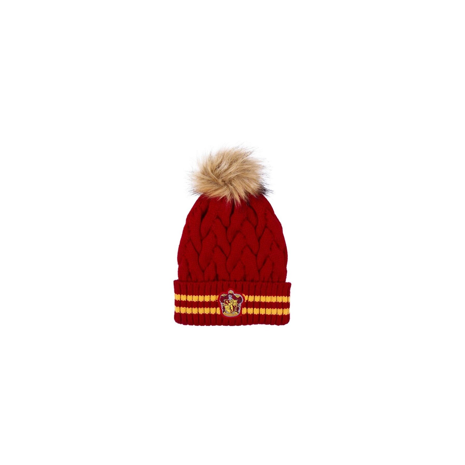 Gorro Tricot Pompom Gryffindor Talla Única