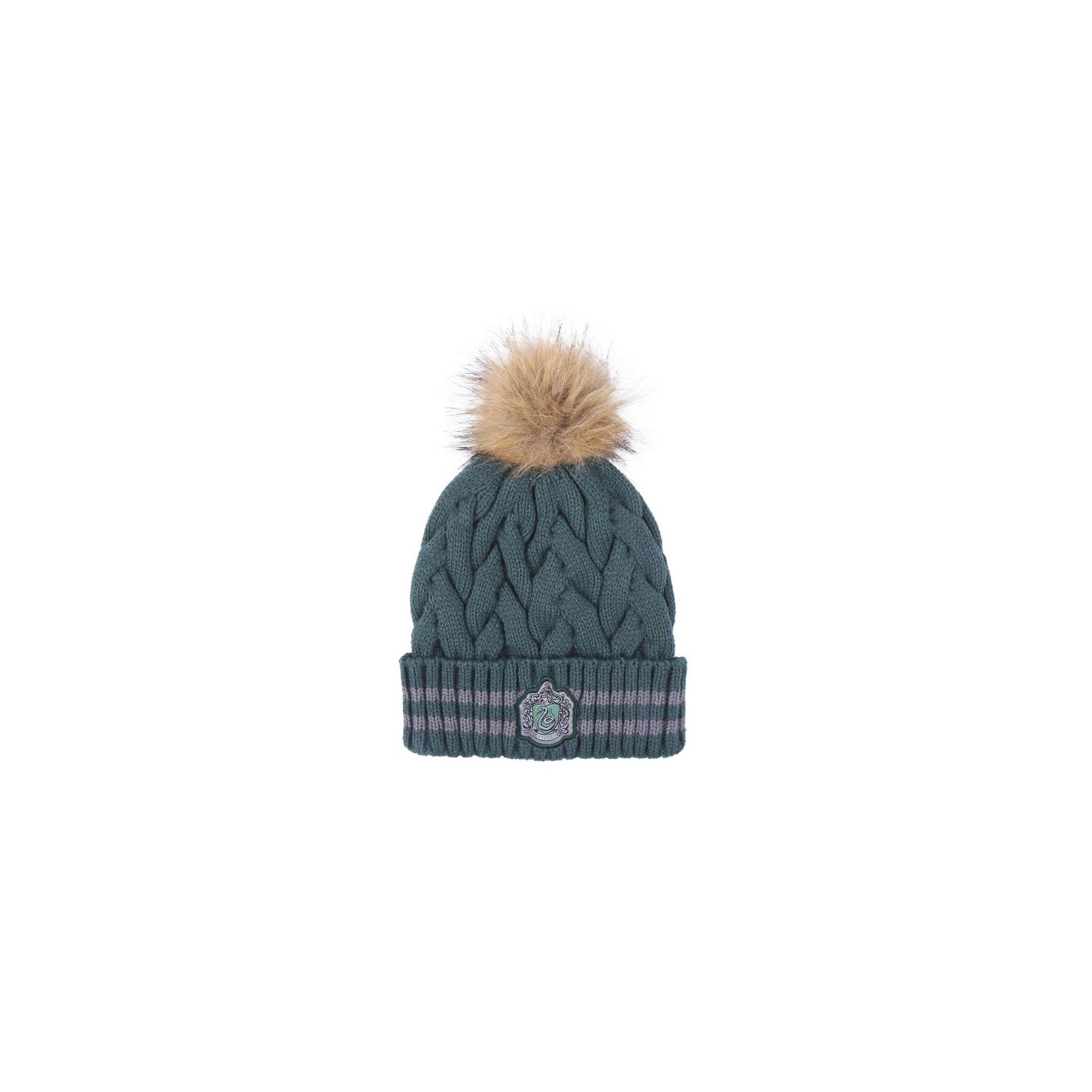 Gorro Tricot Pompom Slytherin Talla Única