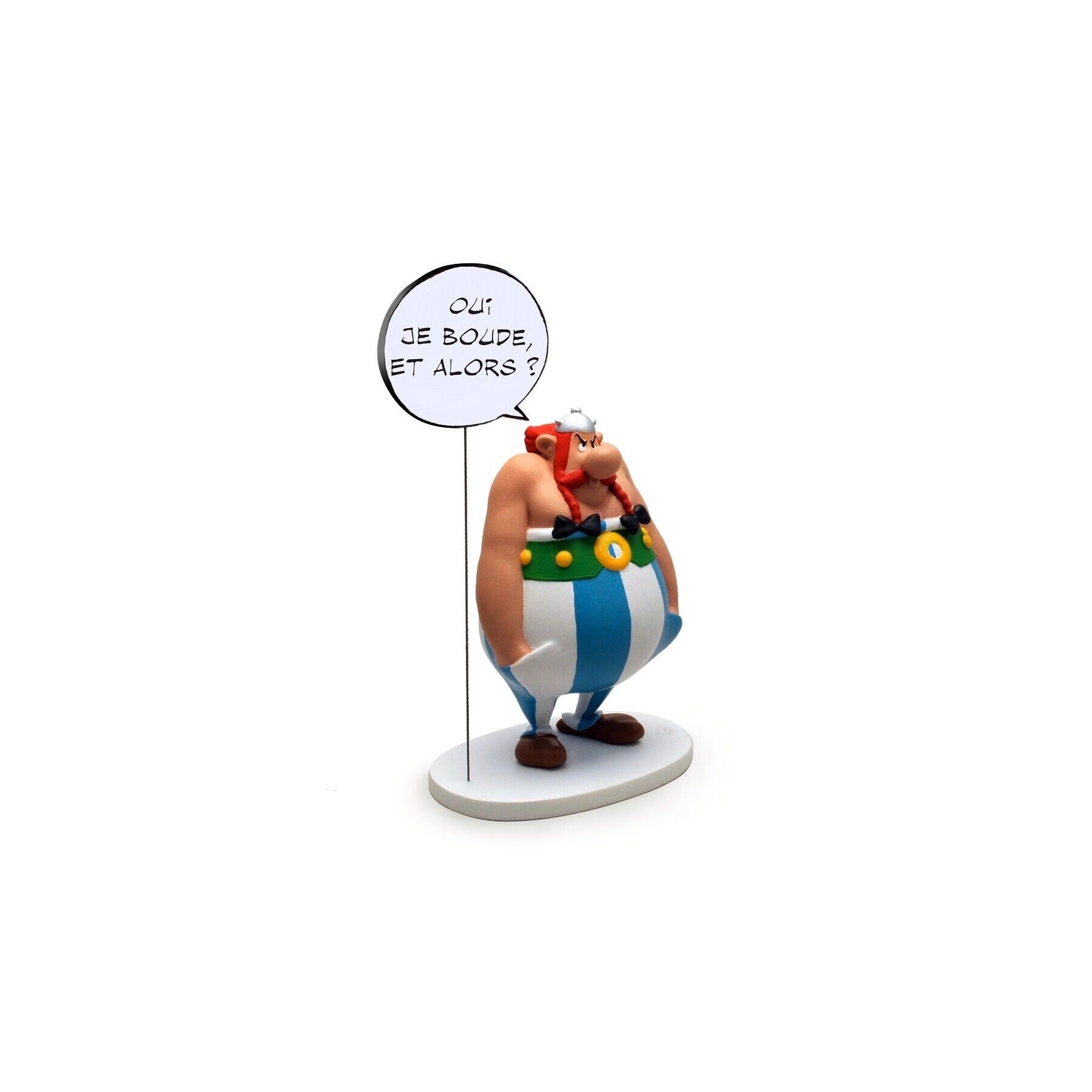 Figura De Colección Plastoy Astérix: Obélix Oui Je Boude Et