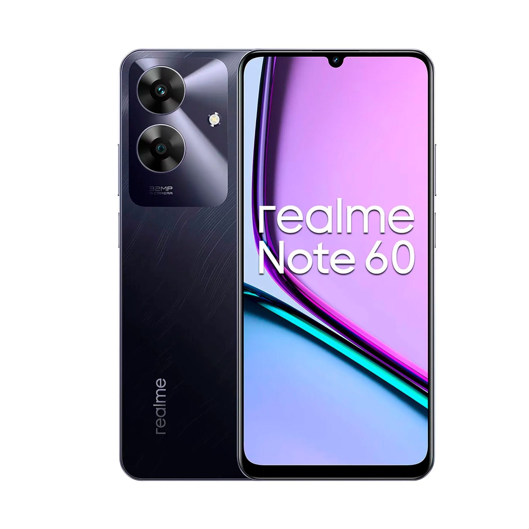 Realme Note 60 4G Marble Black / 4+128Gb / 6.74" 90Hz Hd+