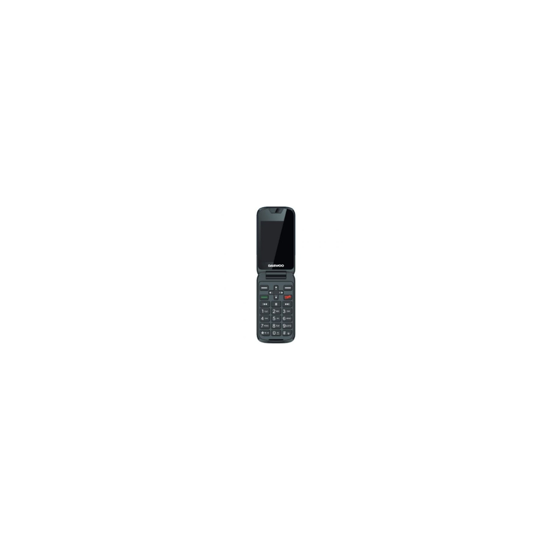 Teléfono Móvil Daewoo Dw8002Bk Para Personas Mayores/ Negro
