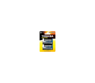 Pack De 2 Pilas D 2 Toshiba Lr20/ 1.5V/ Alcalinas
