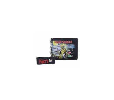 Cartera Tarjetero Iron Maiden The Killers 11 Cm, Pu