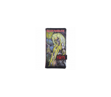 Cartera Tarjetero Iron Maiden Killers En Relieve 18,5 Cm