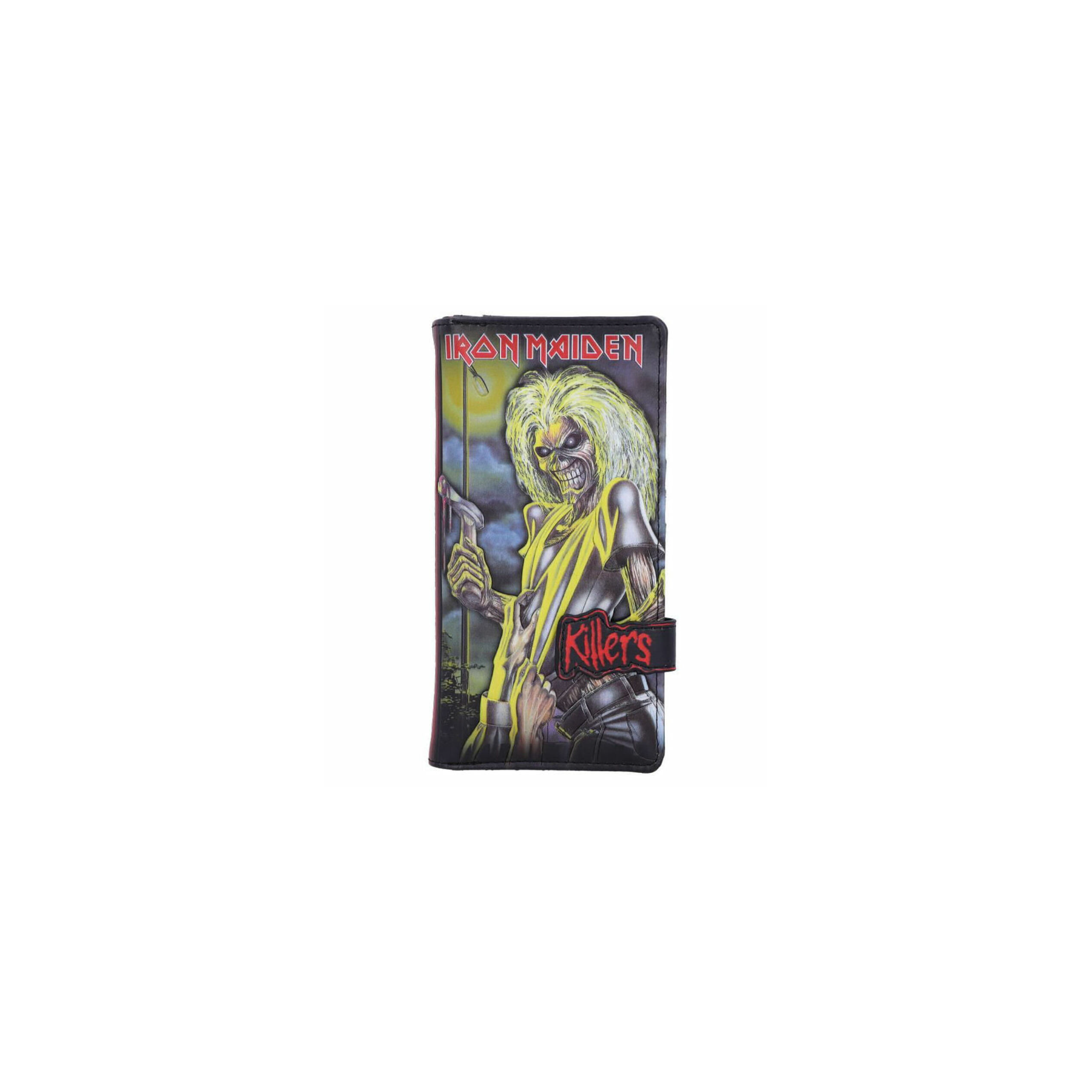 Cartera Tarjetero Iron Maiden Killers En Relieve 18,5 Cm