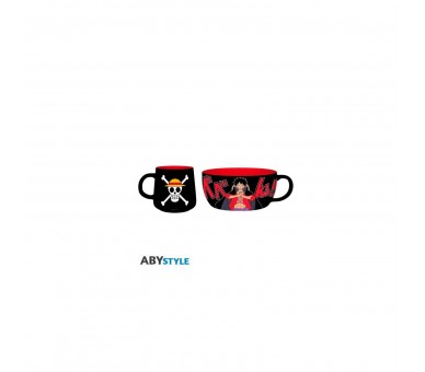Set Taza + Bowl Abystyle One Piece Luffy