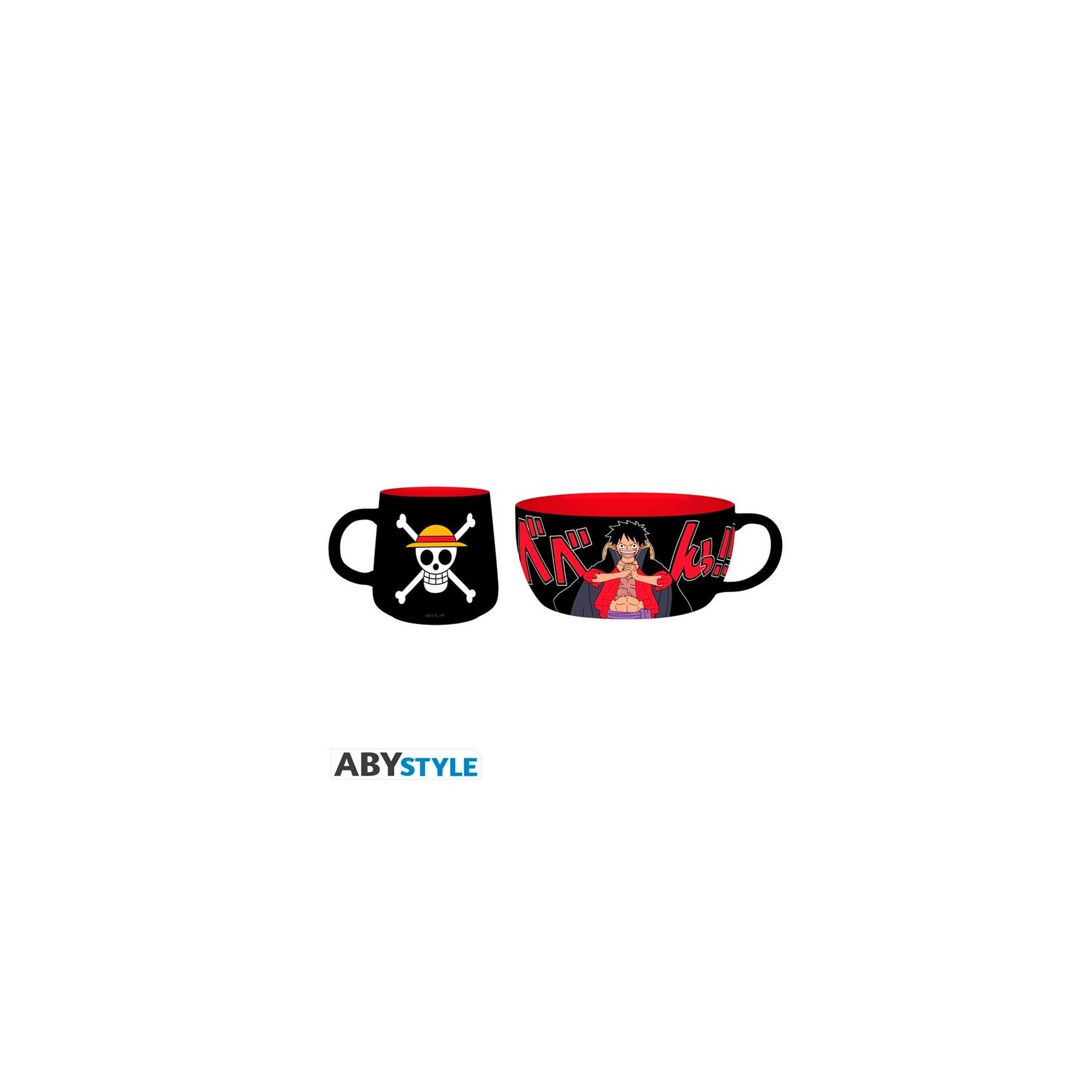 Set Taza + Bowl Abystyle One Piece Luffy
