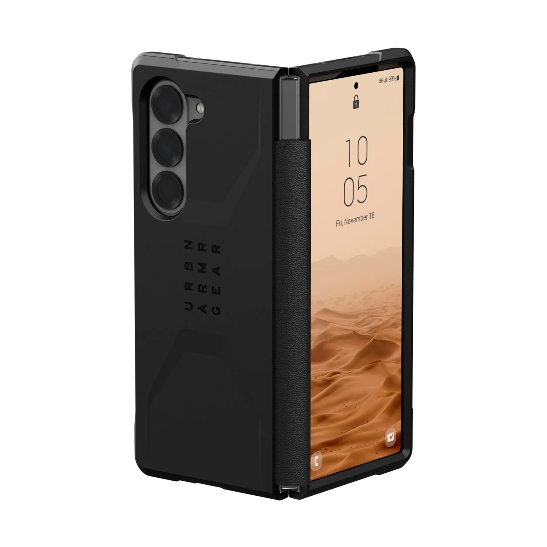 Uag Funda Para Samsung Galaxy Z Fold6 (2024) Civilian / Negr