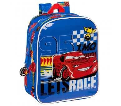 Mochila Race Ready Cars Disney 27cm adaptable