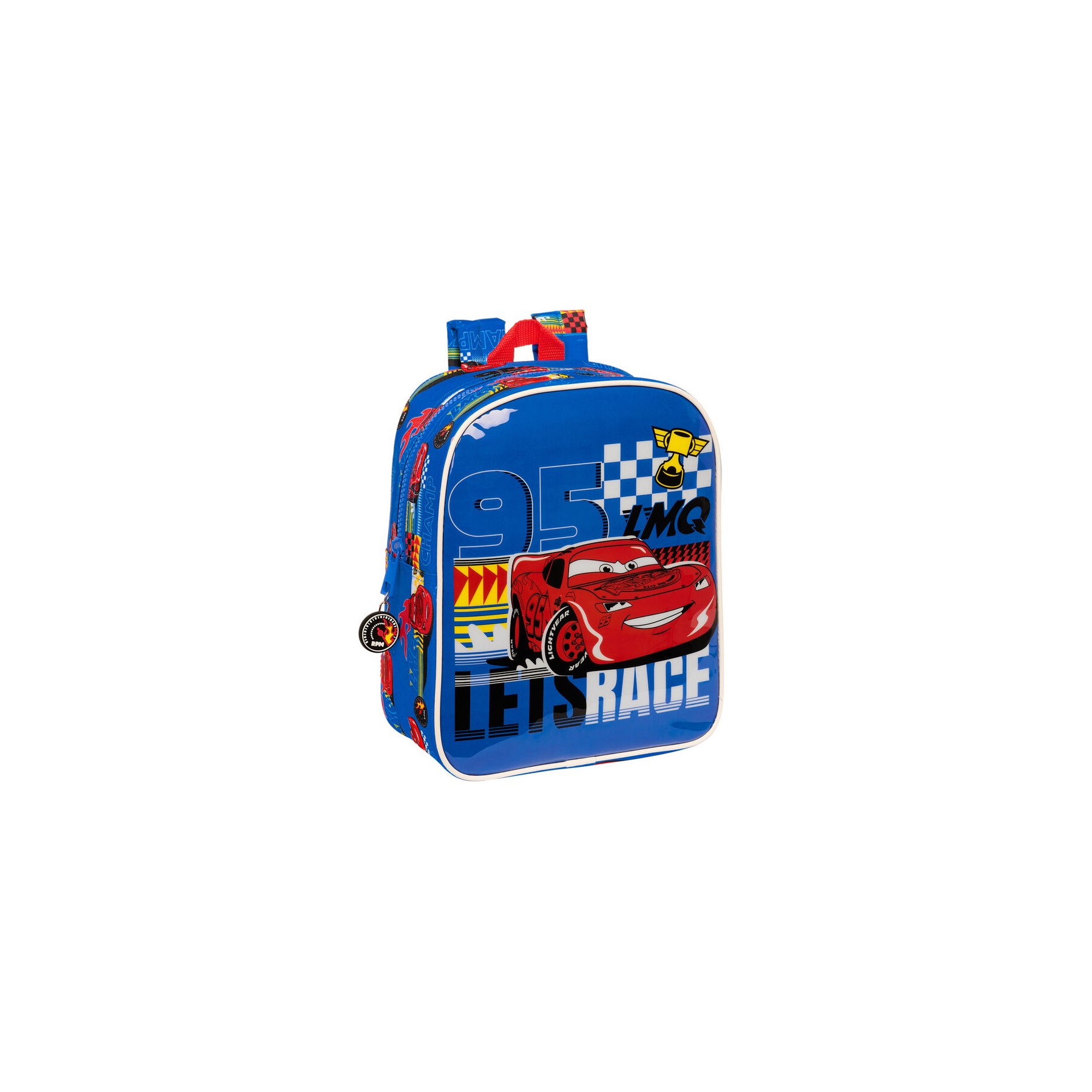 Mochila Race Ready Cars Disney 27cm adaptable