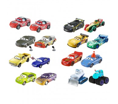 Set 2 coches metal Cars Disney Pixar surtido