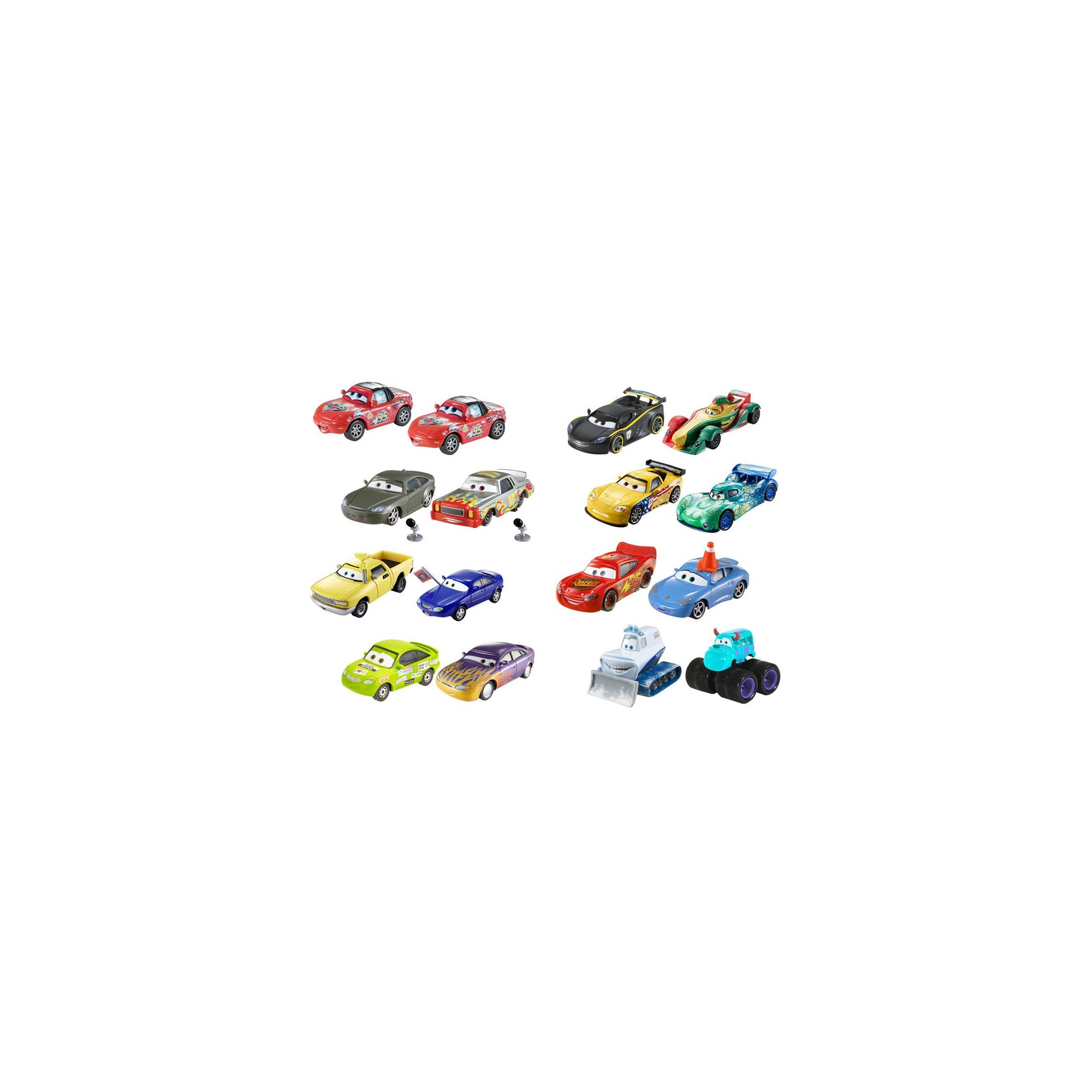 Set 2 coches metal Cars Disney Pixar surtido