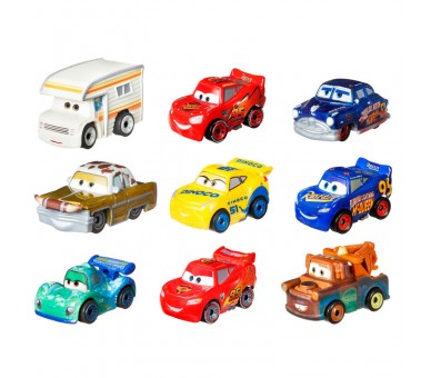 Blister 3 coches Cars Disney Pixar surtido
