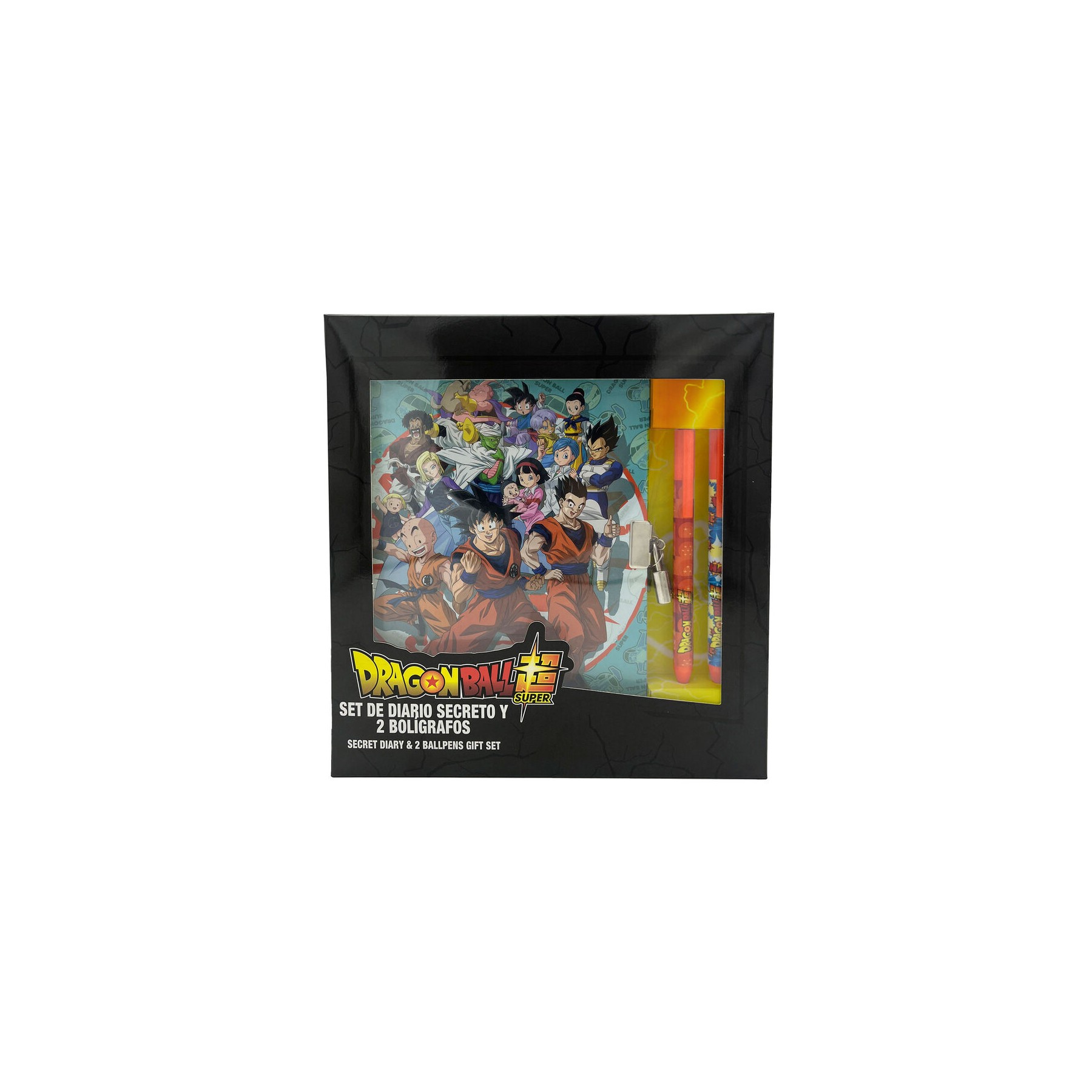 Set diario + 2 boligrafos Dragon Ball