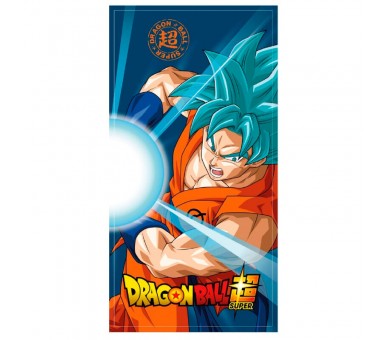 Toalla Goku Super Saiyan Blue Dragon Ball Super microfibra