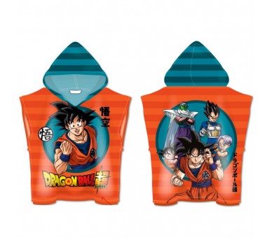 Poncho toalla Dragon Ball Super microfibra