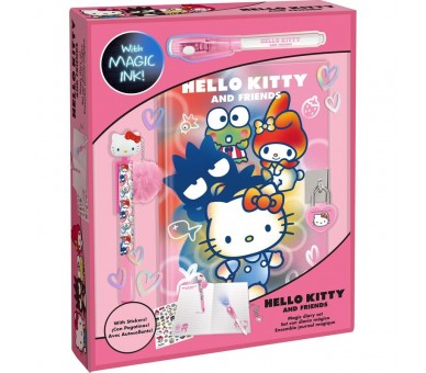Diario + boligrafo magico + boligrafo topper Hello Kitty