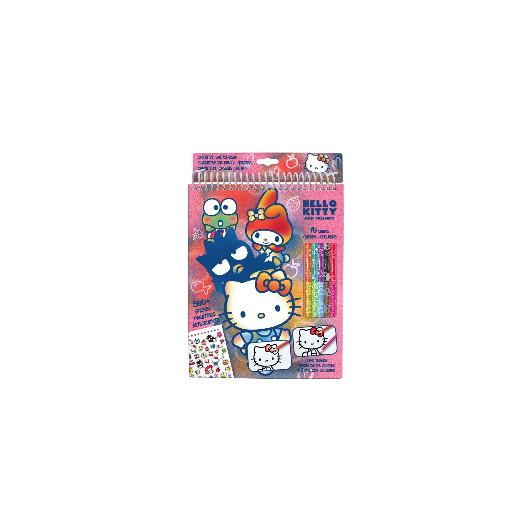 Set colorear lapices Hello Kitty