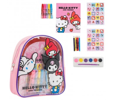 Set papeleria mochila Hello Kitty