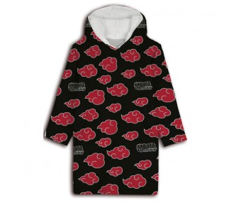 Bata sudadera oversize Naruto Shippuden coral infantil