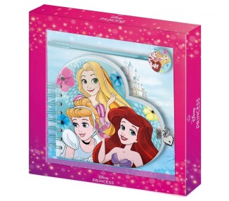 Set diario + boligrafo Princesas Disney