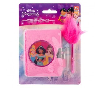 Mini diario + boligrafo Princesas Disney
