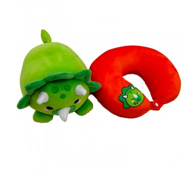 Almohada viaje + peluche Swapseazzz Dinosaurio Adorasaurs