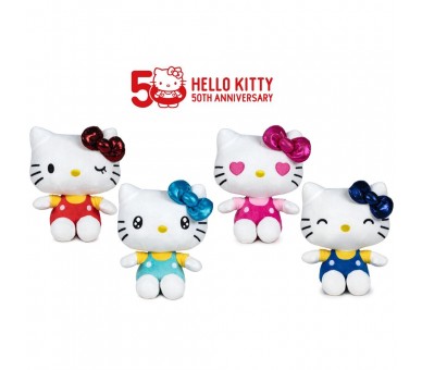 Peluche 50th Anniversary Hello Kitty 22cm surtido