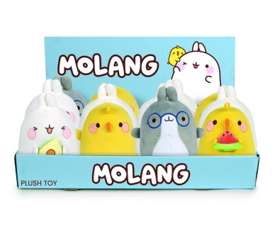 Peluche Molang 18cm surtido