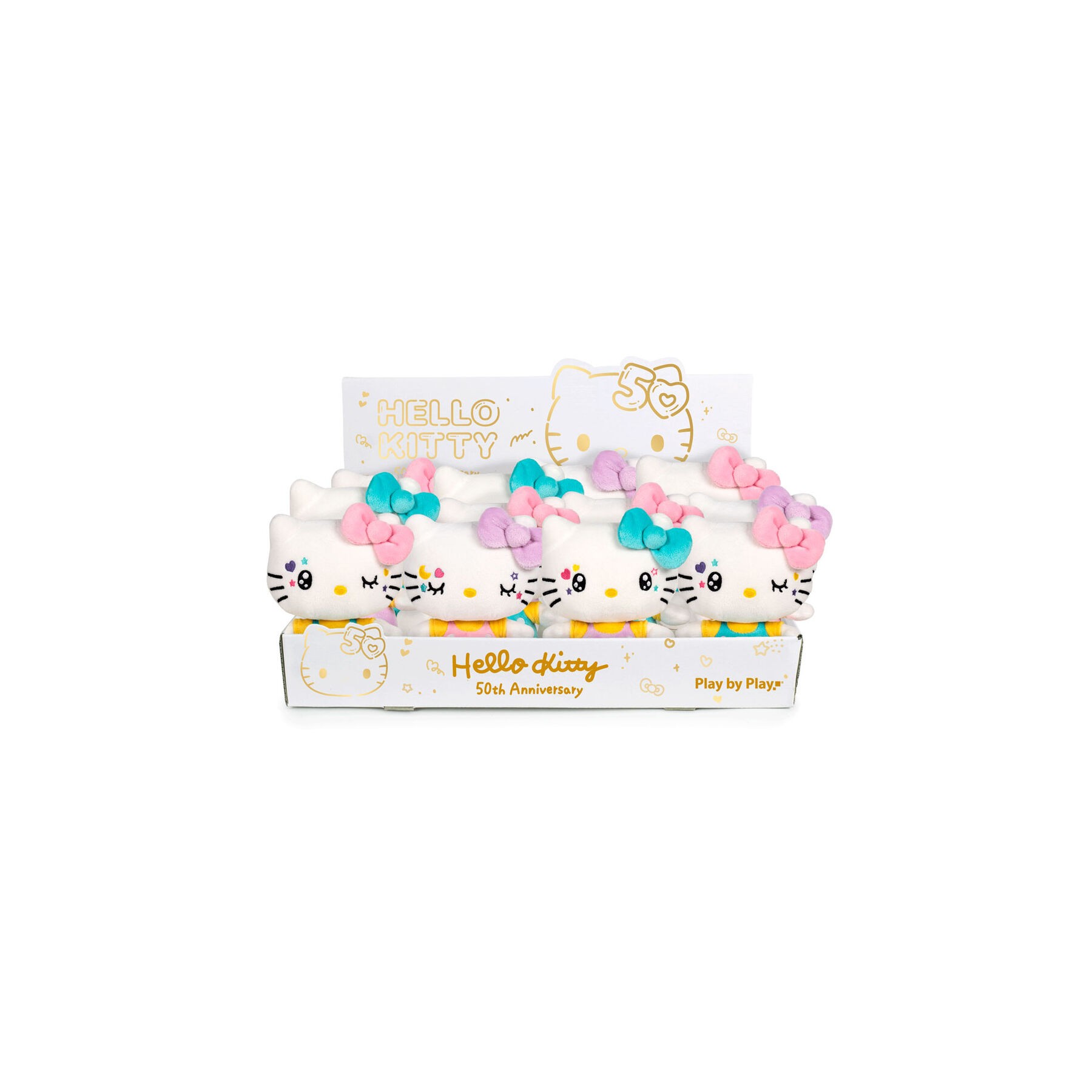Peluche 50th Anniversary Hello Kitty 16cm surtido