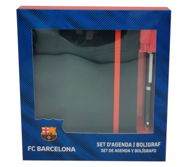 Set agenda + boligrafo FC Barcelona