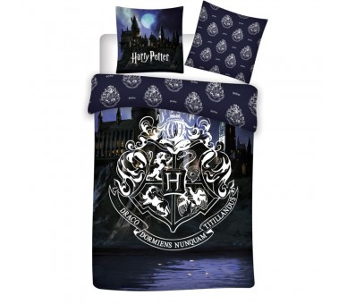 Funda nordica Hogwarts Harry Potter cama 90cm microfibra