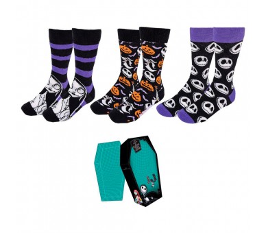 Set 3 calcetines Pesadilla Antes de Navidad Disney