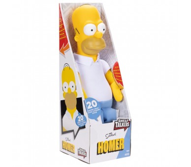 Peluche parlante Homer Shelf Los Simpsons ingles 33cm